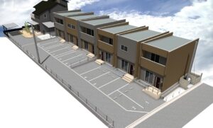 戸建賃貸住宅（斜め上から見た図）